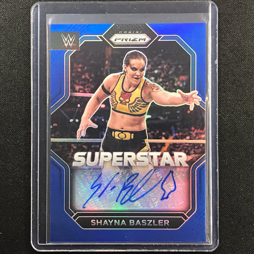 2023 Prizm Wwe Shayna Baszler Superstar Signatures Auto Blue 41/49