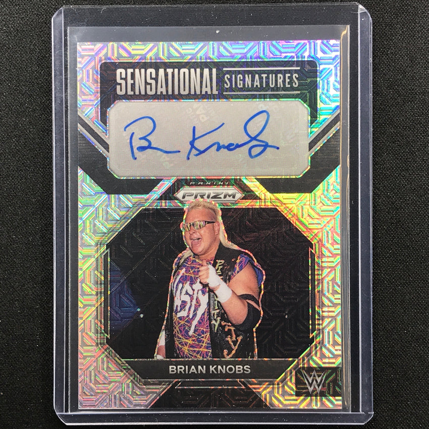 2023 Prizm Wwe Brian Knobs Sensational Signatures Auto Mojo 16/25