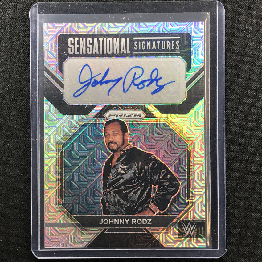 2023 Prizm Wwe Johnny Rodz Sensational Signatures Auto Mojo 17/25