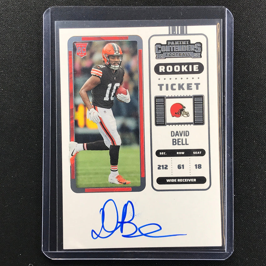 2022 Contenders DAVID BELL Rookie Ticket RPS Auto Base #113