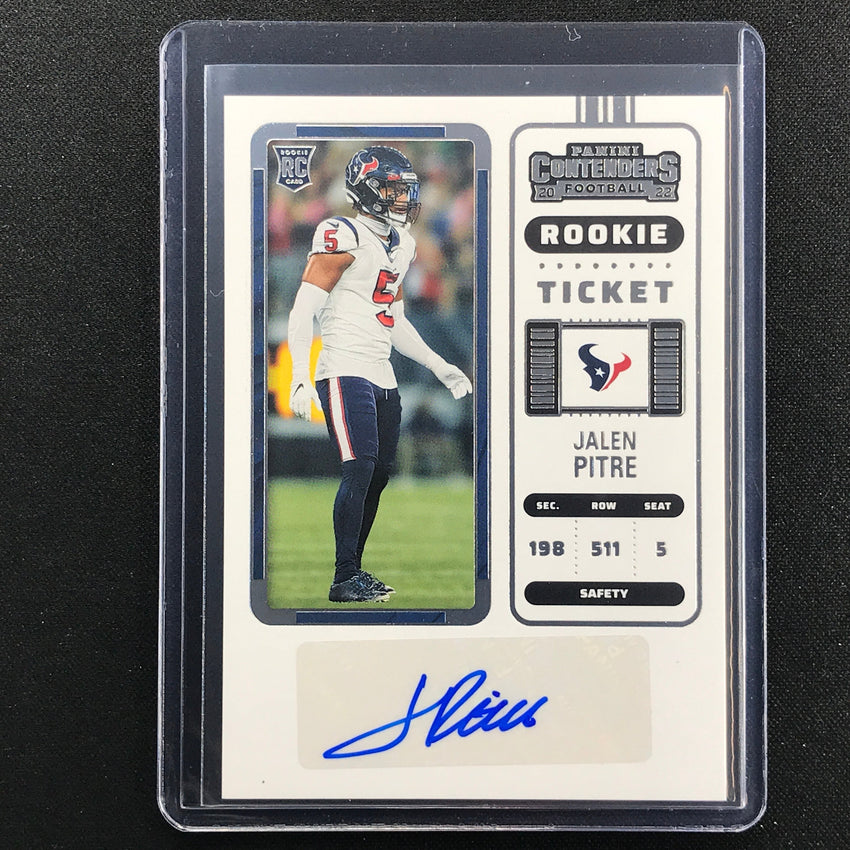 2022 Contenders JALEN PITRE Rookie Ticket Auto Base #164