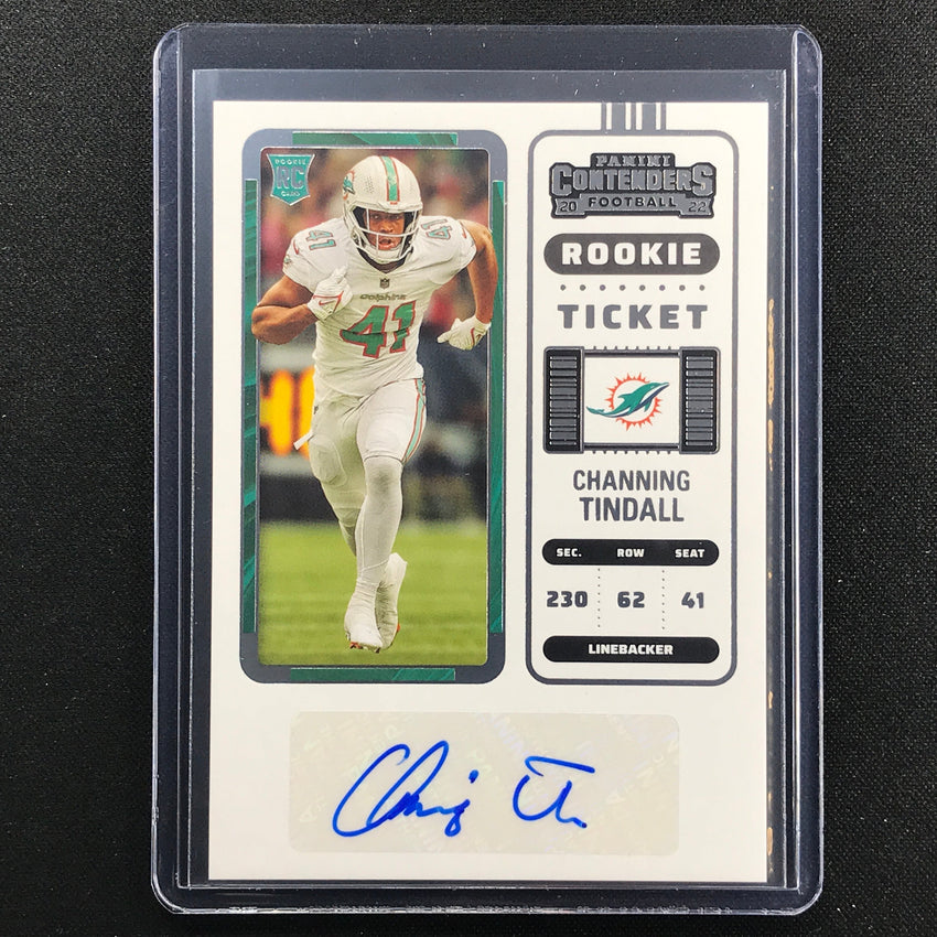2022 Contenders CHANNING TINDALL Rookie Ticket Auto Base #199