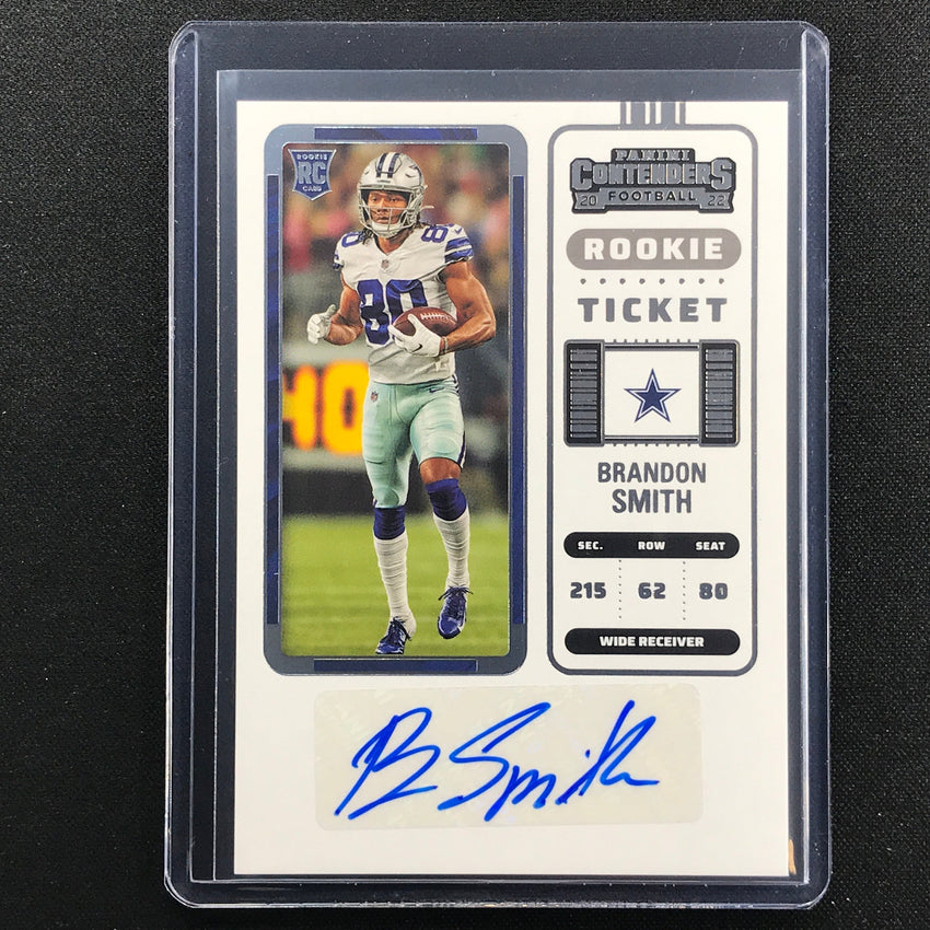 2022 Contenders BRANDON SMITH Rookie Ticket Auto Base #209