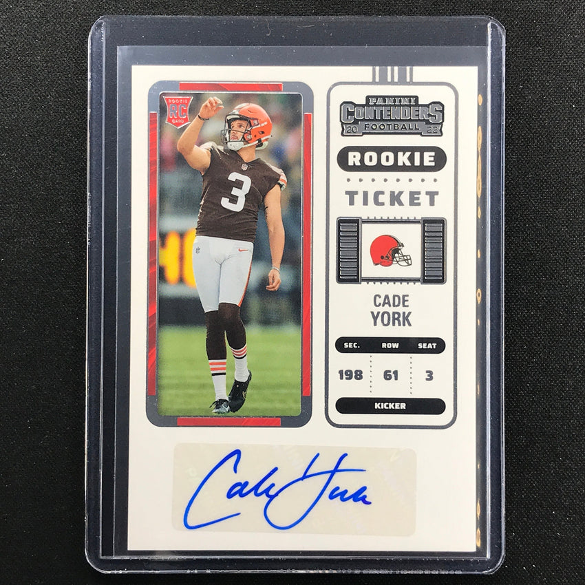 2022 Contenders CADE YORK Rookie Ticket Auto Base #211