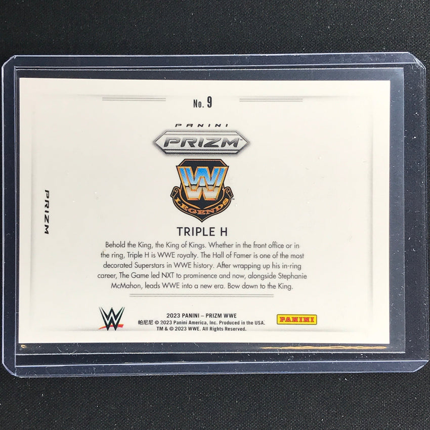 2023 Prizm WWE TRIPLE H Color Blast SSP #9
