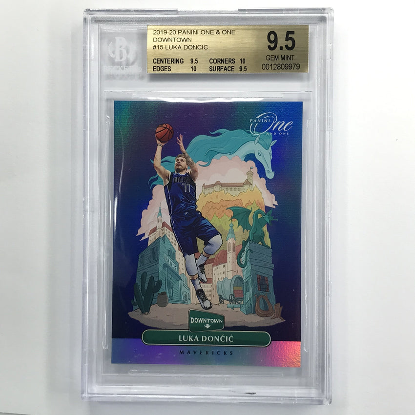 2019-20 One And One Luka Doncic Downtown Sp No 15 BGS 9.5 979