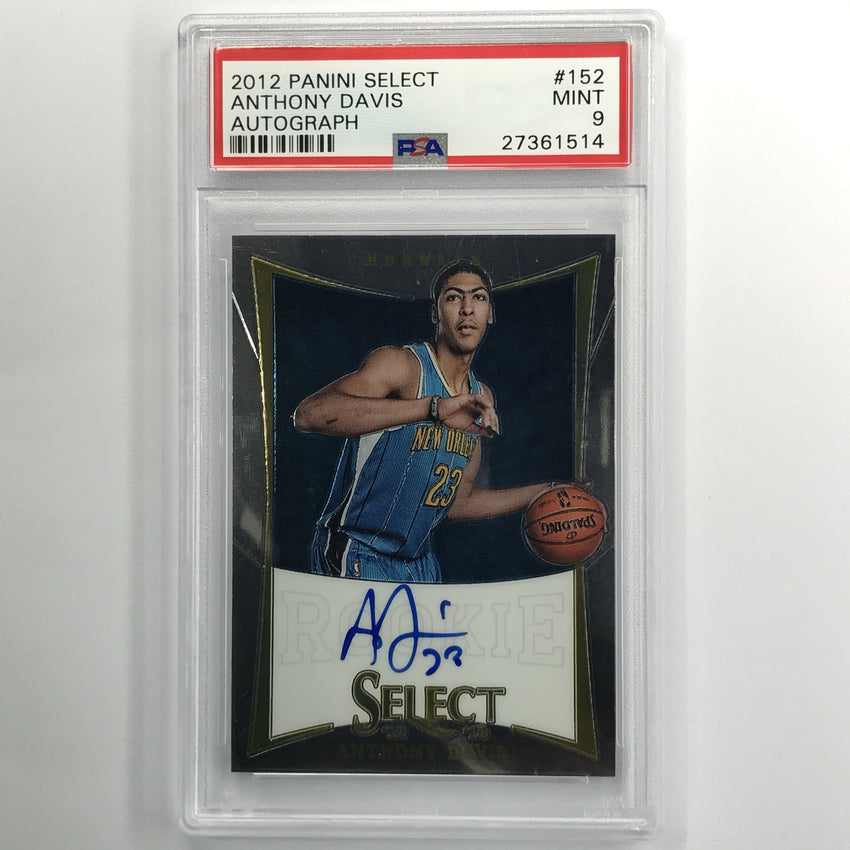 2012-13 Select Anthony Davis Rookie Auto 145/149 PSA 9