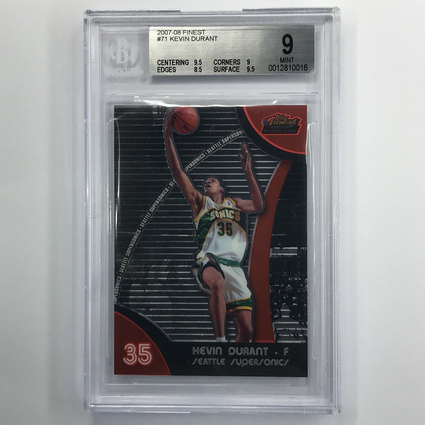 2007-08 Finest Kevin Durant Rookie No 71 BGS 9 016