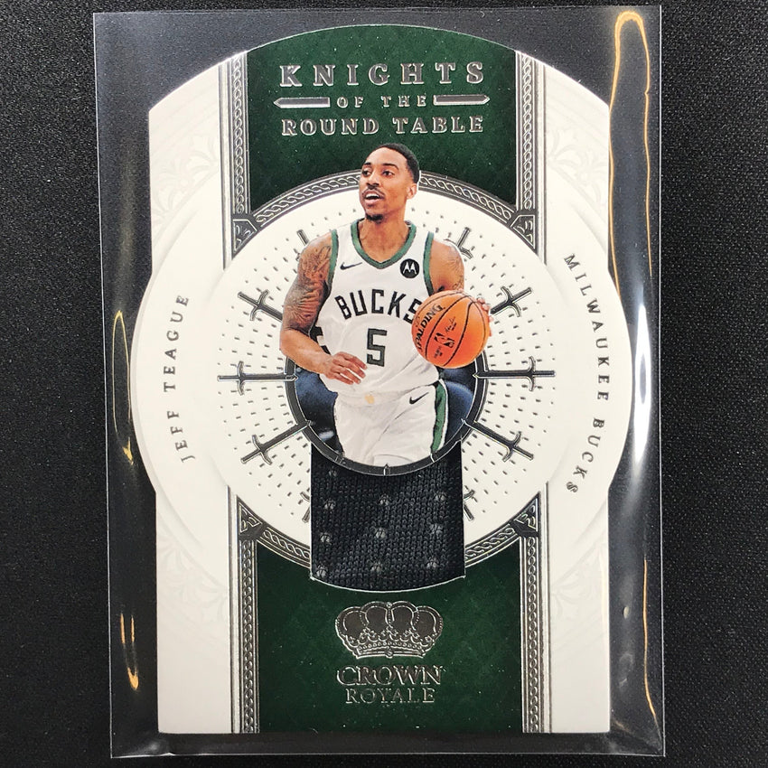 2021-22 Crown Royale JEFF TEAGUE Knights of the Round Table Jersey #JTG