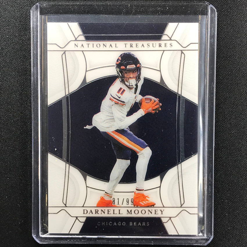 2021 National Treasures Darnell Mooney Base 81/99