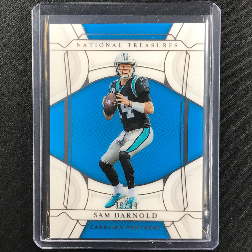 2021 National Treasures Sam Darnold Base 95/99