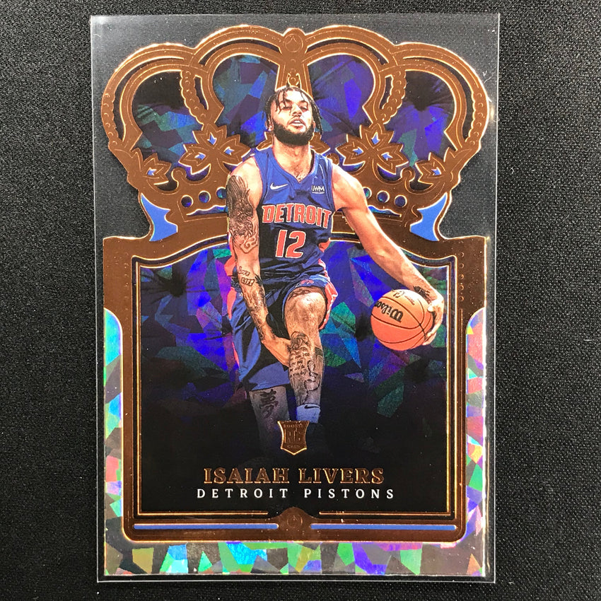 2021-22 Crown Royale ISAIAH LIVERS Rookie Crystal Bronze #7