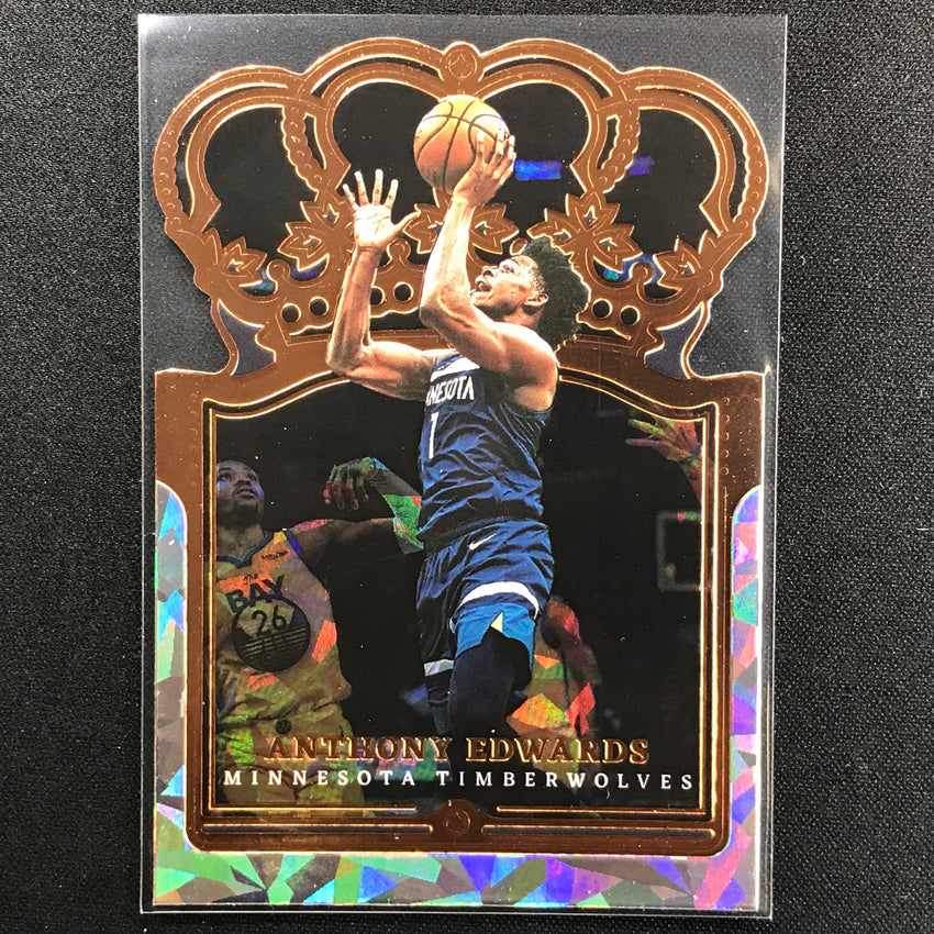 2021-22 Crown Royale Anthony Edwards Crystal Bronze No 34