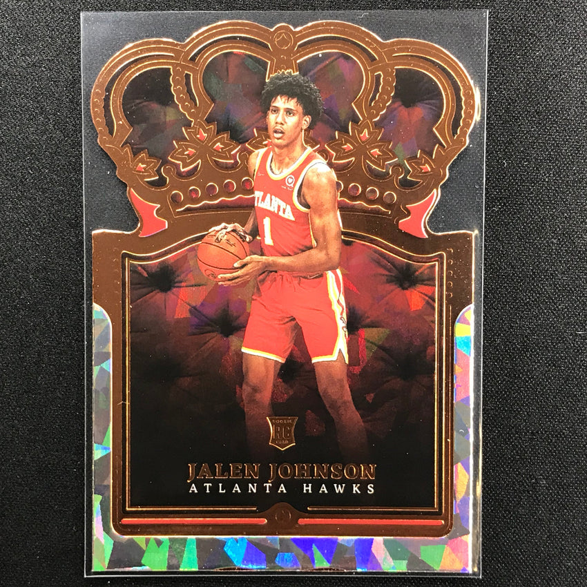 2021-22 Crown Royale JALEN JOHNSON Rookie Crystal Bronze #53