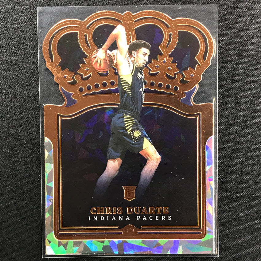2021-22 Crown Royale CHRIS DUARTE Rookie Crystal Bronze #81