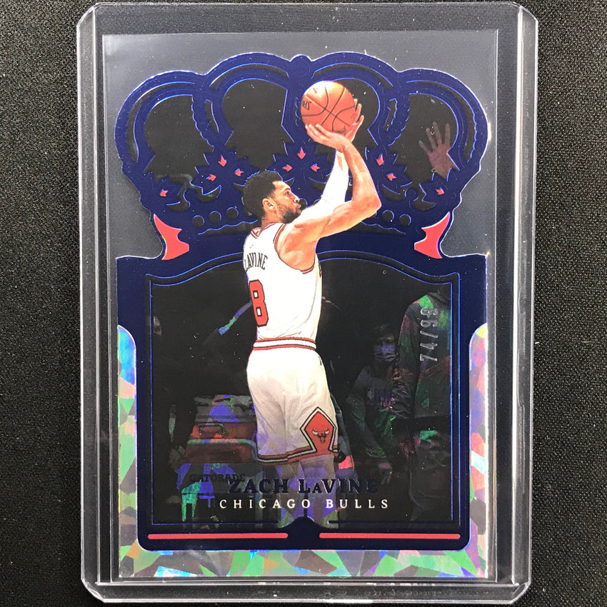 2021-22 Crown Royale Zach Lavine Crystal Blue 74/99