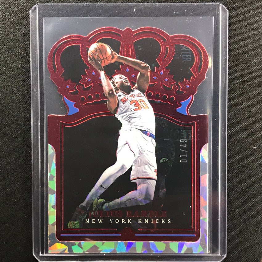 2021-22 Crown Royale Julius Randle Crystal Red 1/49