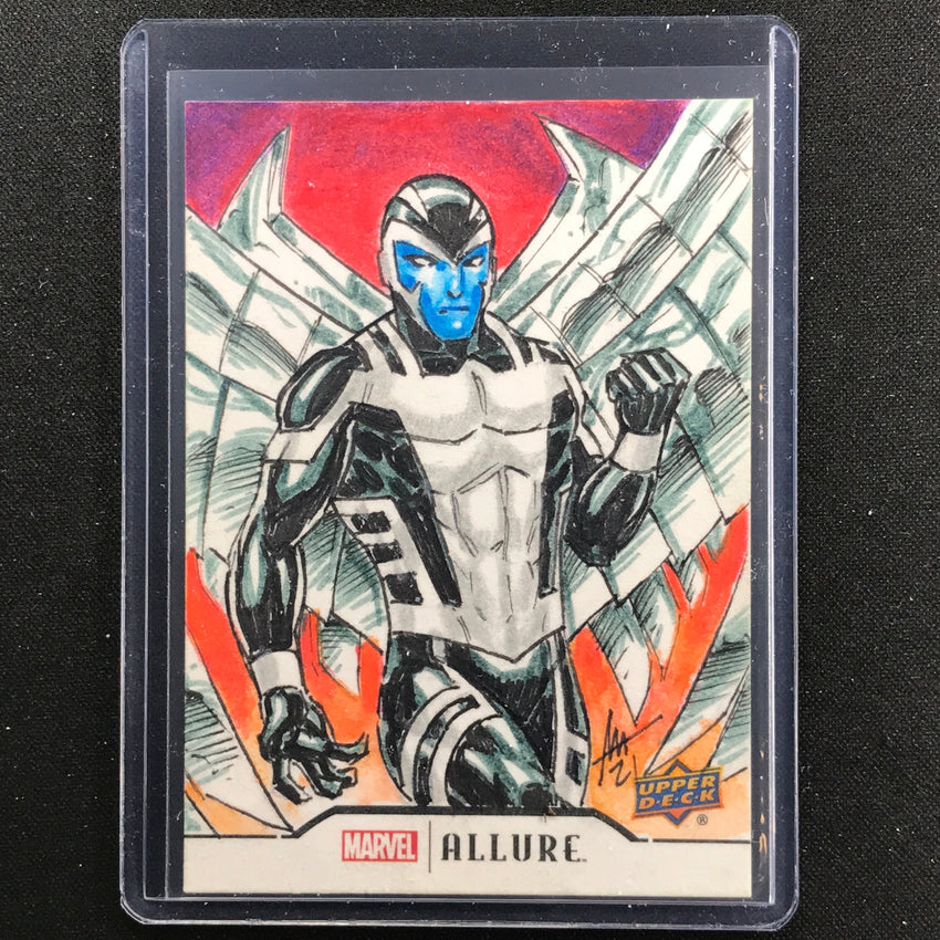 2022 Marvel Allure Archangel Sketch Card 1/1 Sherwin Santiago