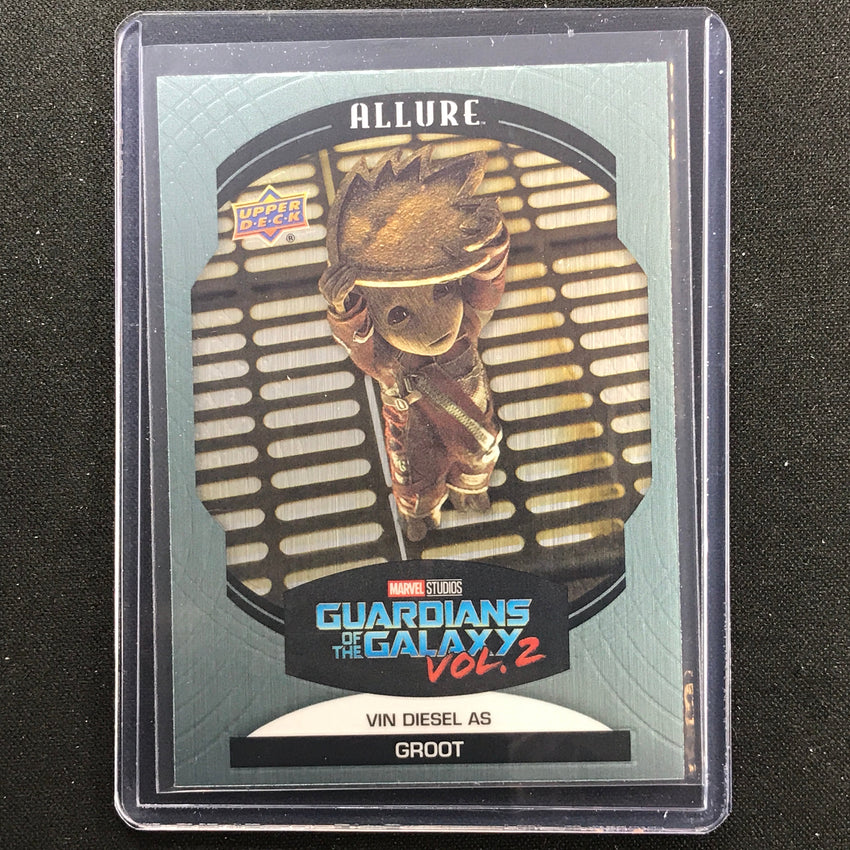 2022 Marvel Allure Vin Diesel As Groot Steel Ssp No 57