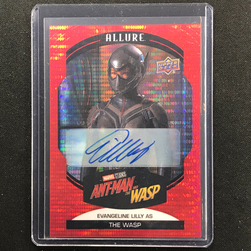 2022 Marvel Allure Evangeline Lilly As The Wasp Auto Red Rainbow No 86