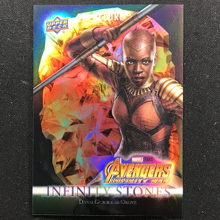 2022 Marvel Allure Danai Gurira As Okoye Infinity Stones Soul Stone 133/299