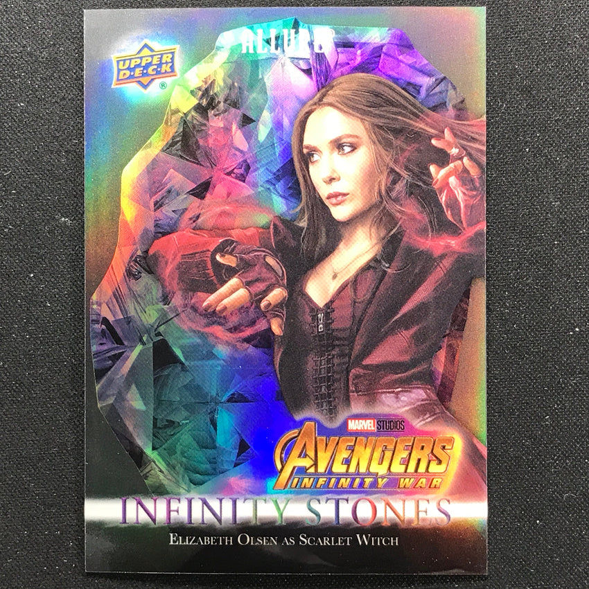 2022 Marvel Allure Elizabeth Olsen Scarlet Witch Infinity Stones Space 186/299