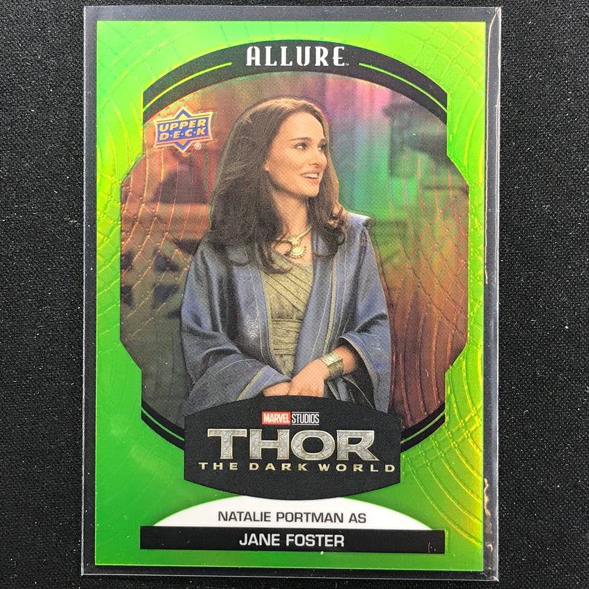 2022 Marvel Allure NATALIE PORTMAN AS JANE FOSTER Green Quartz 1/99 #24