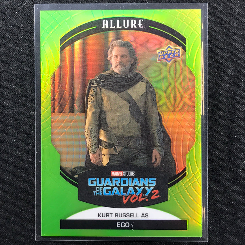 2022 Marvel Allure Kurt Russell As Ego Green Quartz 37/99 No 60