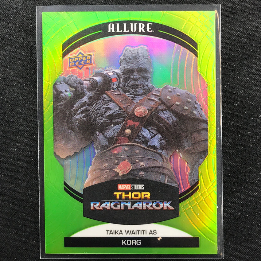 2022 Marvel Allure Taika Waititi As Korg Green Quartz 74/99 No 66