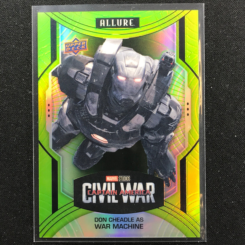 2022 Marvel Allure Don Cheadle War Machine High Series Green Quartz 48/99 No 114