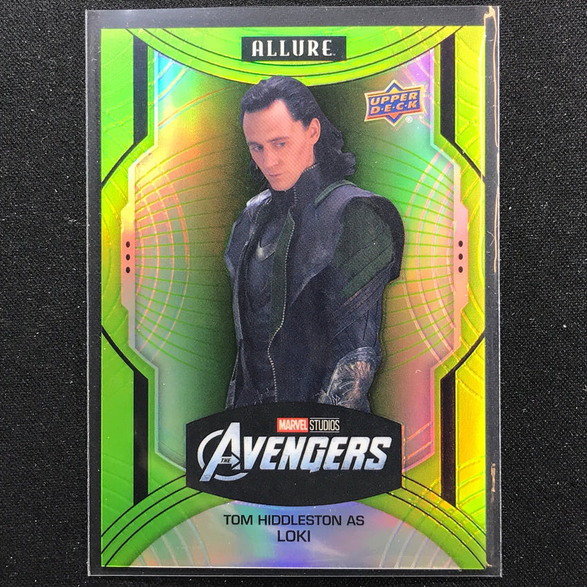 2022 Marvel Allure Tim Hiddleston As Loki High Series Green Quartz 90/99 No 148