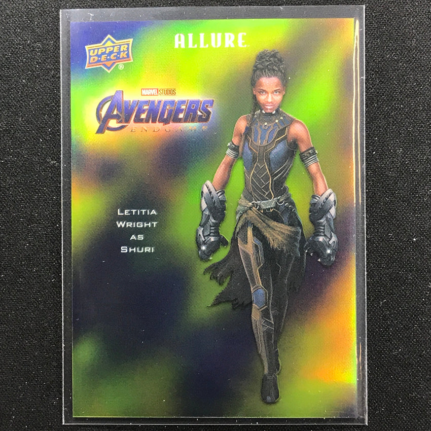 2022 Marvel Allure Letitia Wright As Shuri Character Posters Green Rainbow 24/99
