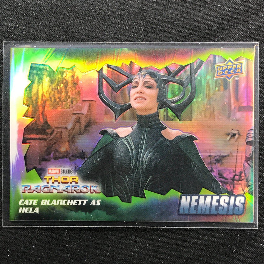 2022 Marvel Allure Cate Blanchett As Hela Nemesis Green Quartz Rainbow 94/99