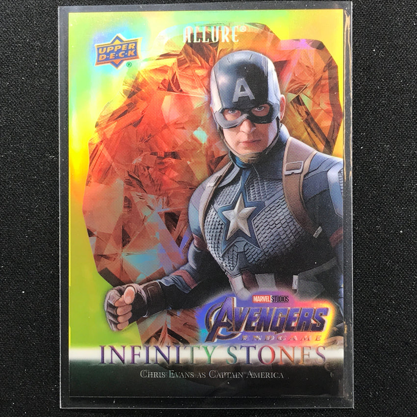 2022 Marvel Allure Chris Evans As Captain America Infinity Stones Gold 26/99