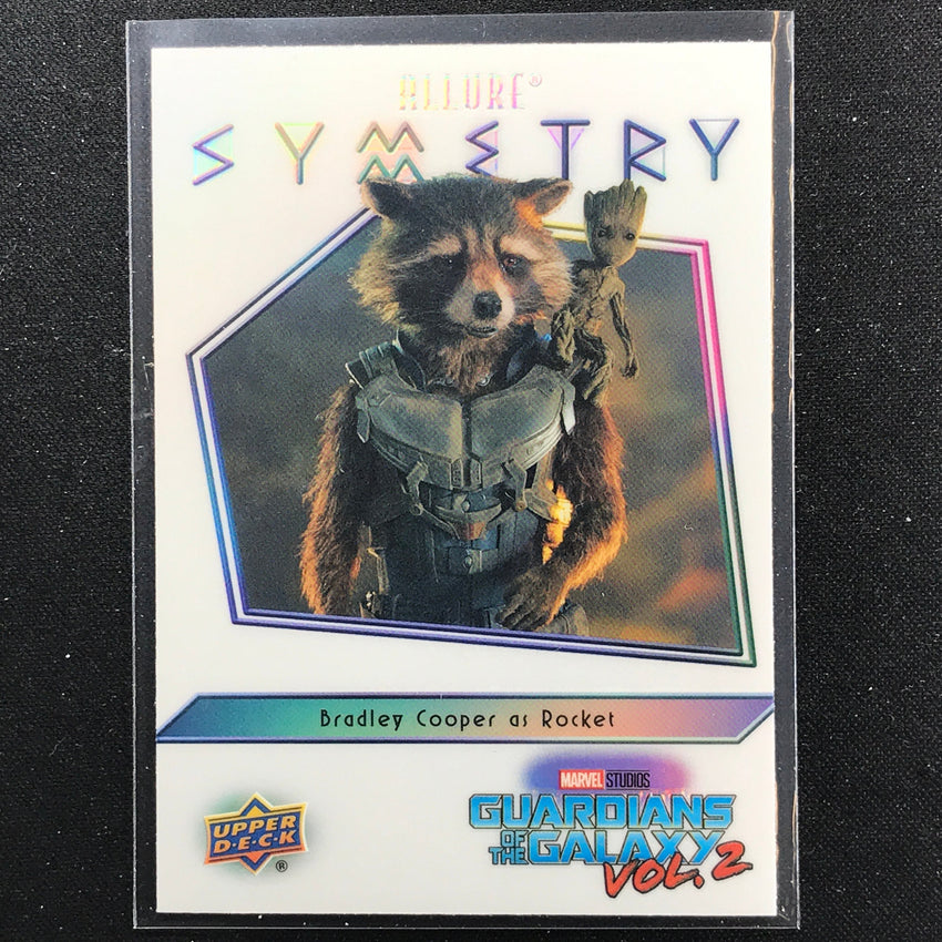 2022 Marvel Allure Bradley Cooper As Rocket Symmetry White Sp No 2