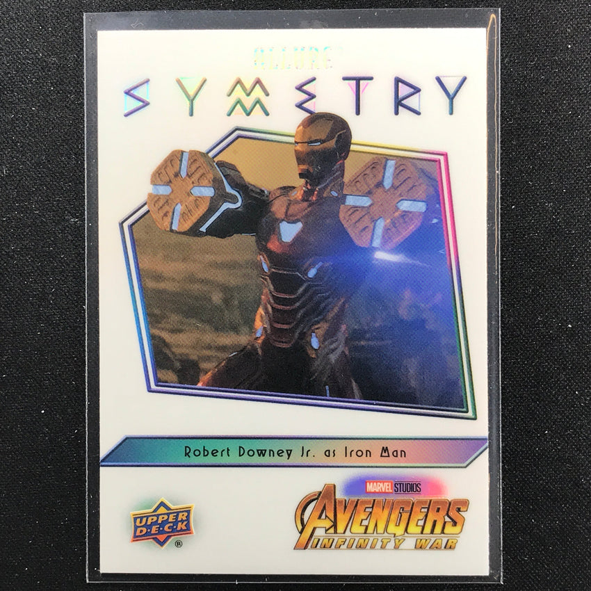 2022 Marvel Allure Robert Downey Jr. As Iron Man Symmetry White Sp No 4-Cherry Collectables