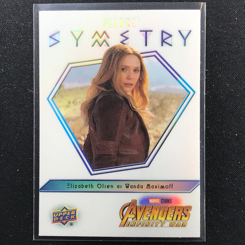 2022 Marvel Allure Elizabeth Olsen As Wanda Maximoff Symmetry White Sp No 9