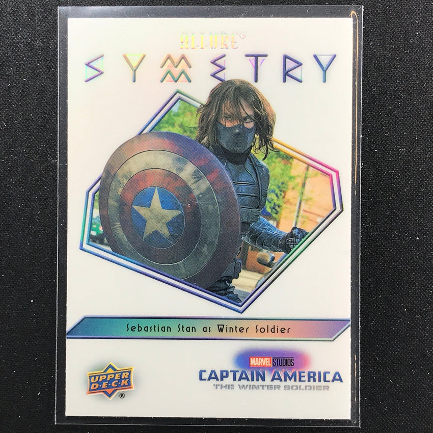 2022 Marvel Allure Sebastian Stan As Winter Soldier Symmetry White Sp No 19