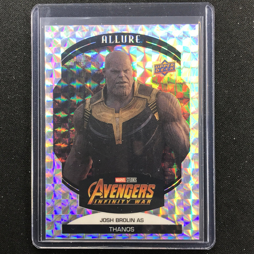 2022 Marvel Allure Josh Brolin As Thanos White Diamond 9/50 No 74
