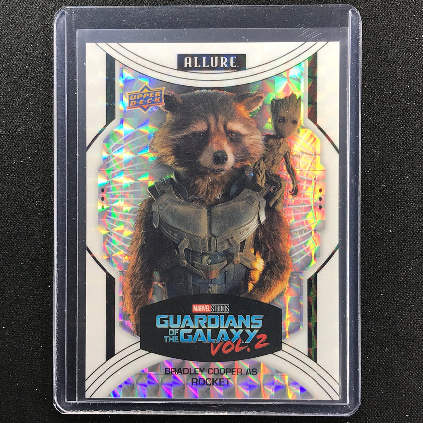 2022 Marvel Allure Bradley Cooper As Rocket High Series White Diamond 7/50 No 109