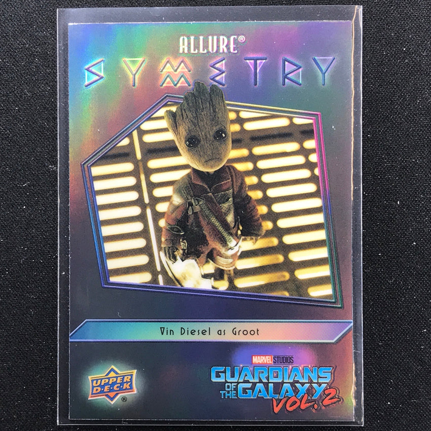 2022 Marvel Allure Vin Diesel As Groot Symmetry Black Base No 11