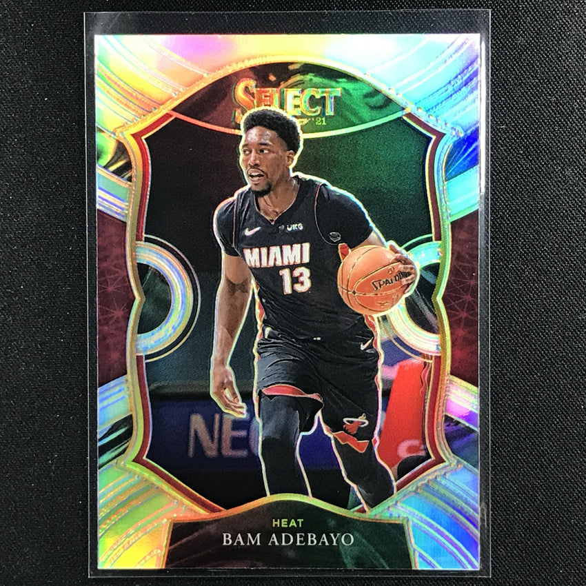 2020-21 Select Bam Adebayo Concourse Silver Prizm No 8
