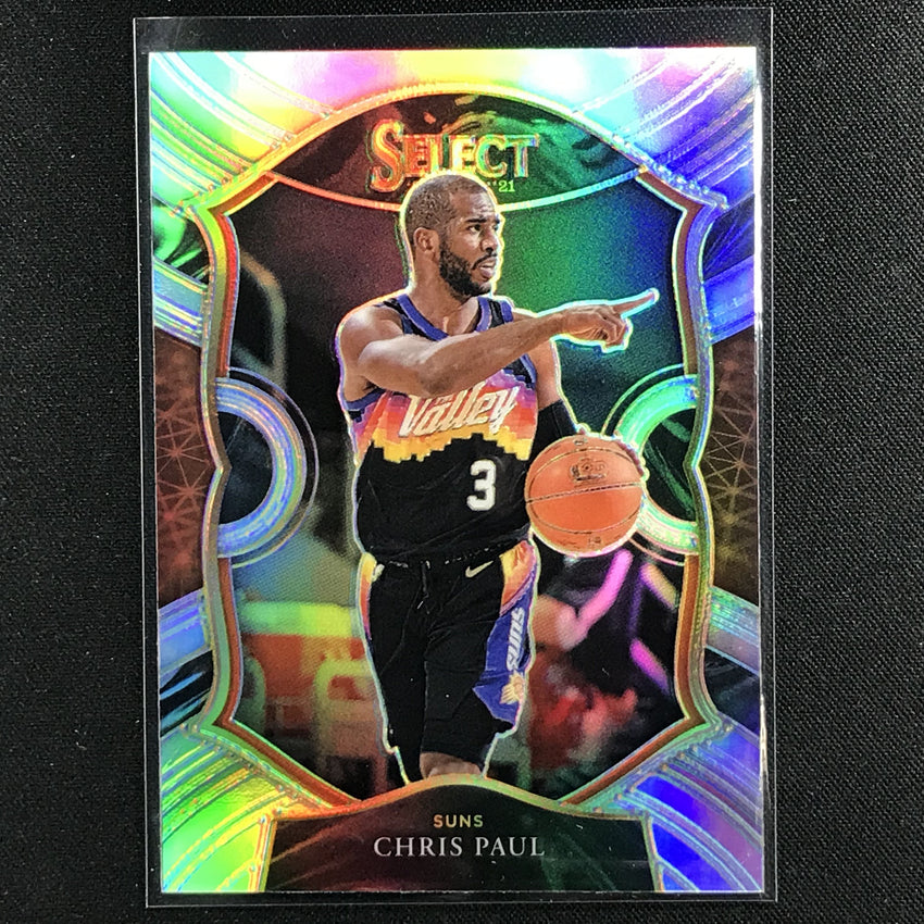 2020-21 Select Chris Paul Concourse Silver Prizm No 10