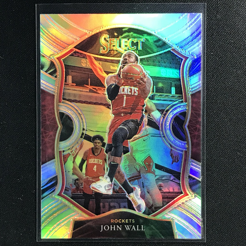 2020-21 Select John Wall Concourse Silver Prizm No 31