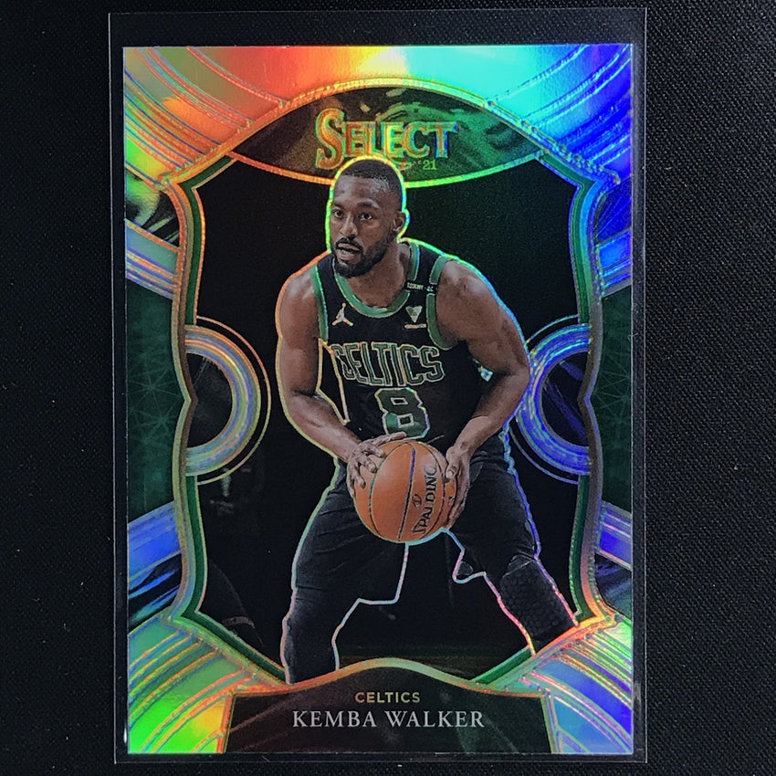 2020-21 Select Kemba Walker Concourse Silver Prizm No 38