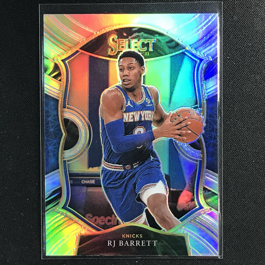 2020-21 Select Rj Barrett Concourse Silver Prizm No 40