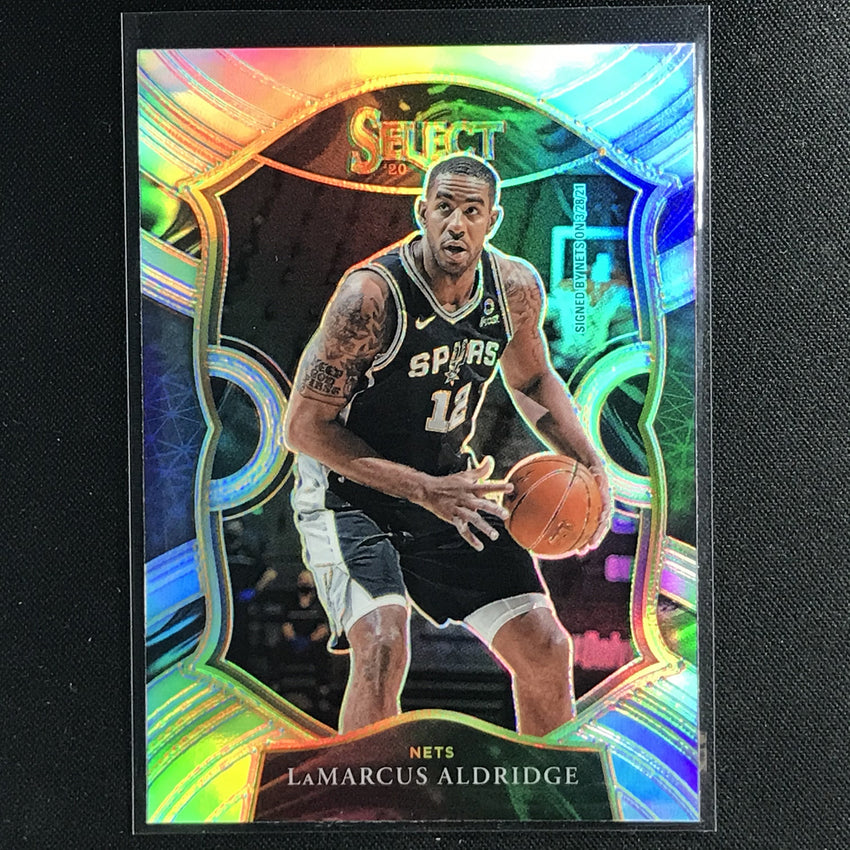 2020-21 Select Lamarcus Aldridge Concourse Silver Prizm No 49