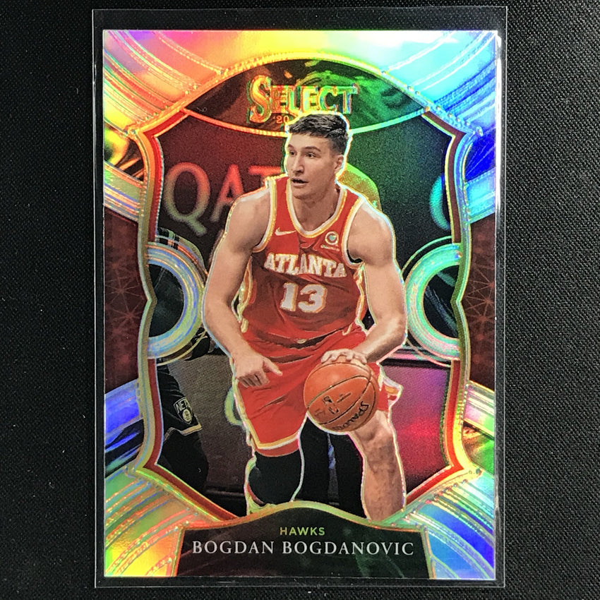 2020-21 Select Bogdan Bogdanovic Concourse Silver Prizm No 50