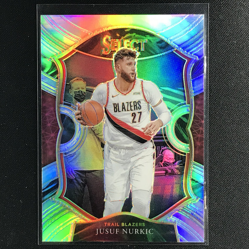 2020-21 Select Jusuf Nurkic Concourse Silver Prizm No 51