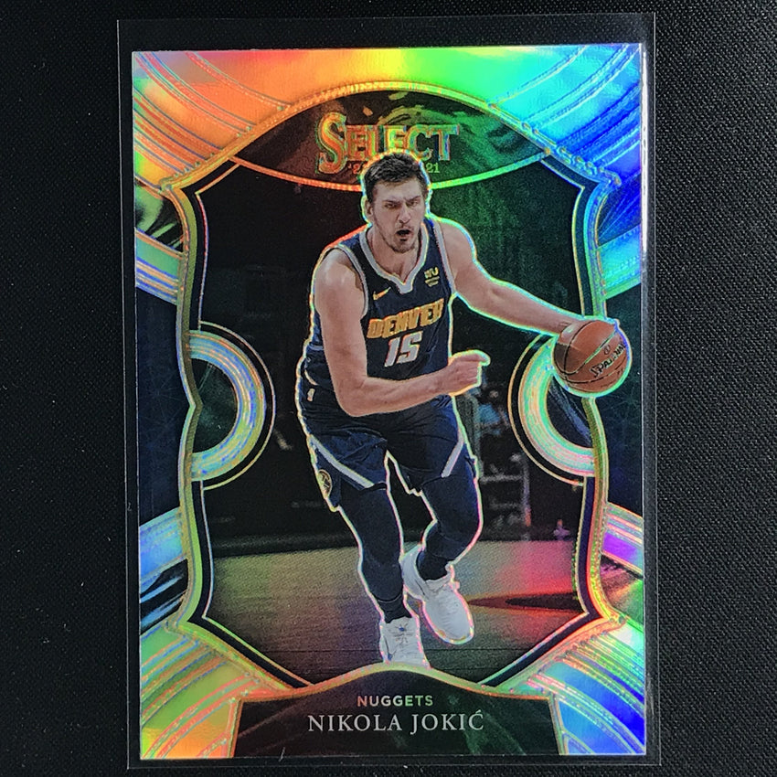 2020-21 Select Nikola Jokic Concourse Silver Prizm No 58